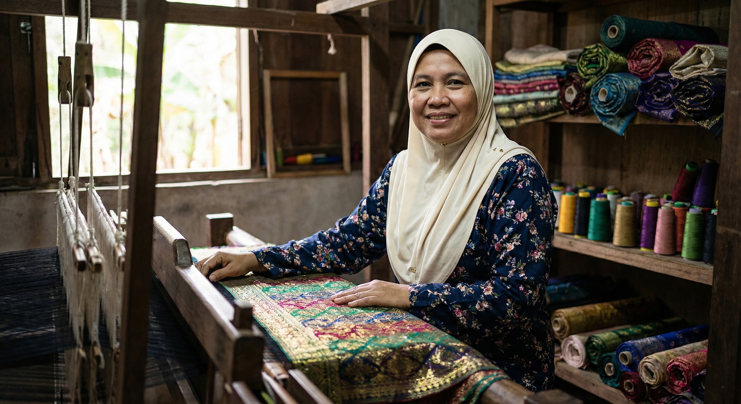 Siti Aminah - Textile Weaver