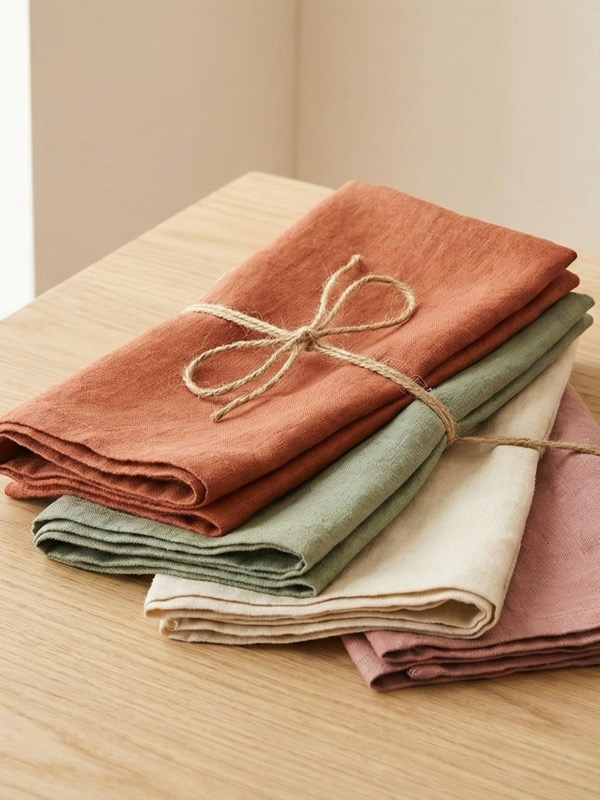Hand-dyed Linen Napkin Set