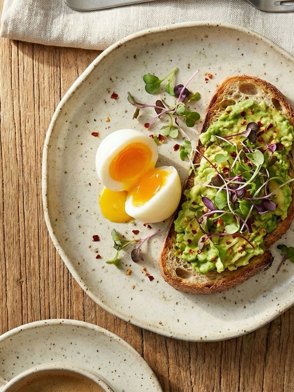 Speckled Stoneware Plate - Styled